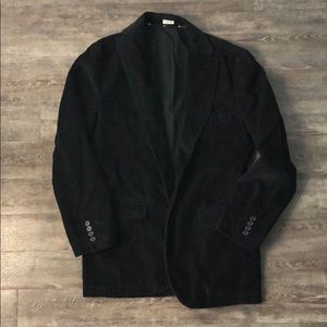 JCrew corduroy blazer, black, small